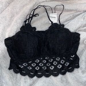 NWT - Lacey black bandeau XXL